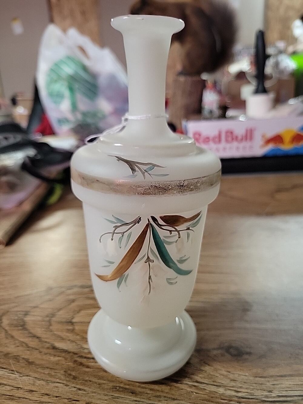Hand Painted Vase Bristol ? Antique